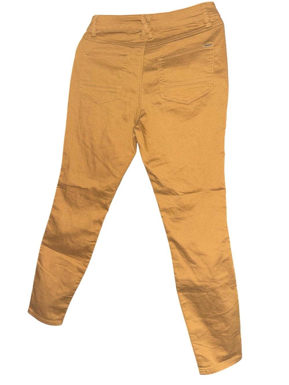 prAna Women’s Oday Jeans Size 10 camel color Straight Leg Pants 30” Inseam - Picture 3 of 8